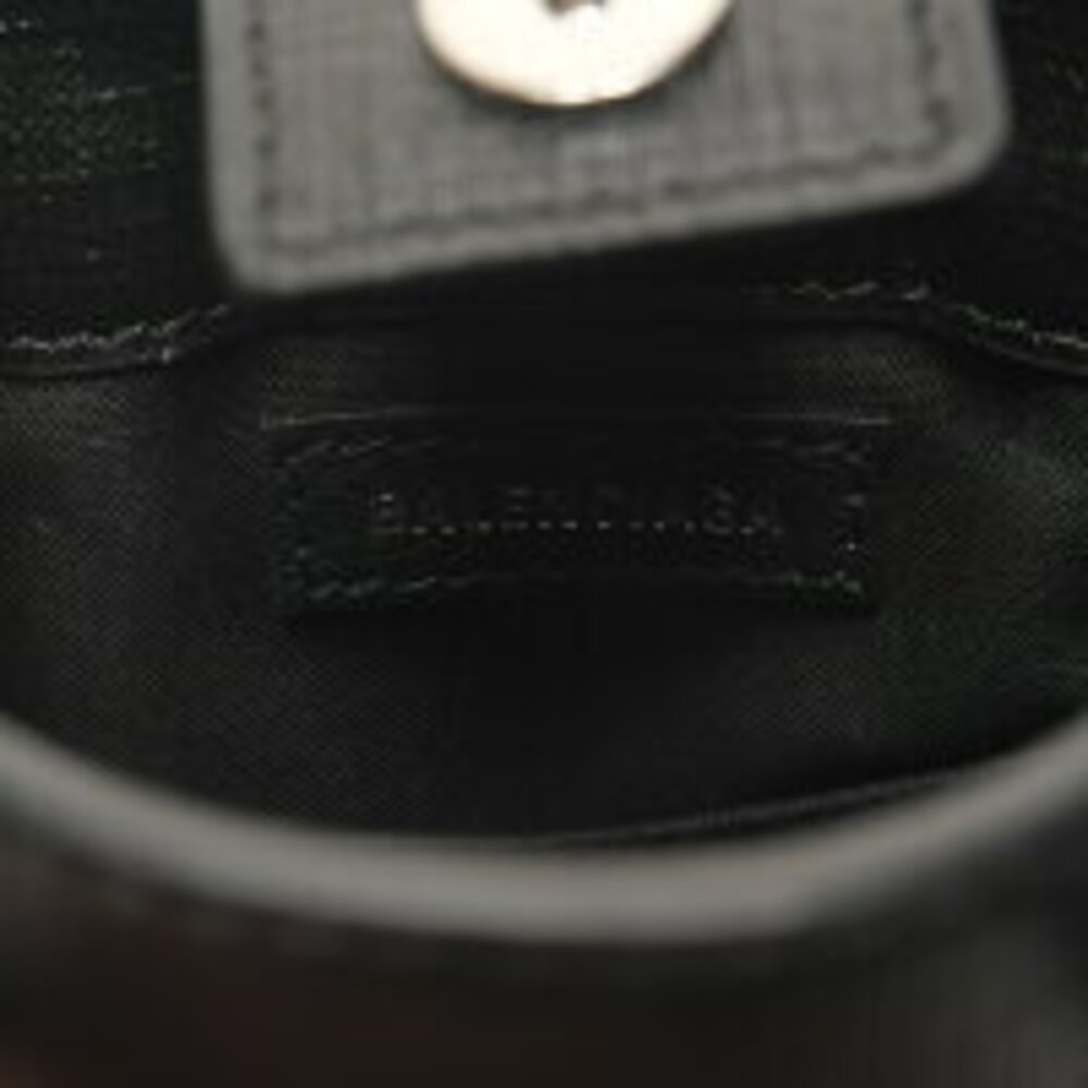 Balenciaga Shopping Phone Holder Shoulder Bag Black - Picture 9 of 13